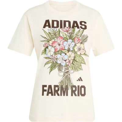 Damen Shirt x FARM RIO GRAFIK in braun