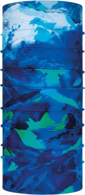 BUFF Kinder Schal Original PATTERNED in blau