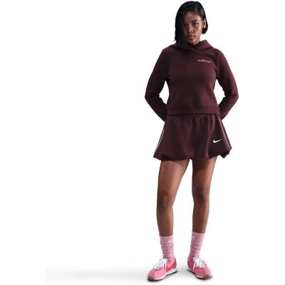 Damen Kapuzensweat W NSW PHNX FLC SHRUNKEN HOODIE in rot