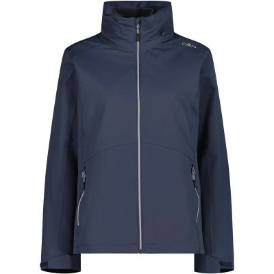 Damen Jacke WOMAN JACKET ZIP HOOD DETACHBLE INN.JACKET in grau