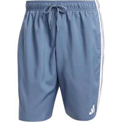 Herren Badeshorts 3-Streifen 8-Inch in grau