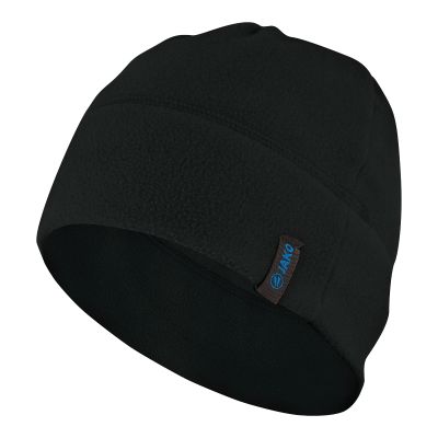 Fleecemütze in schwarz