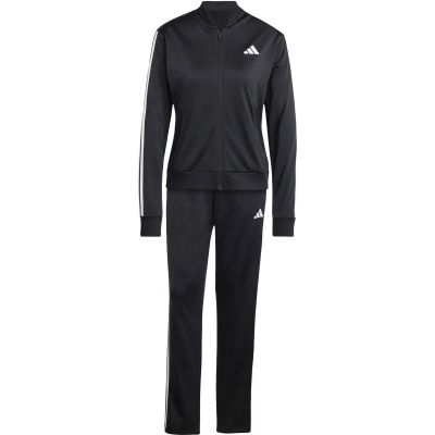 Damen Sportanzug Essentials 3-Streifen in schwarz