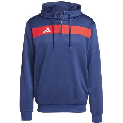 Herren Kapuzensweat Tiro 25 Essentials Sweat in blau