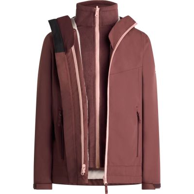 Kinder Doppeljacke Justin 3:1 III G in 295 red wine