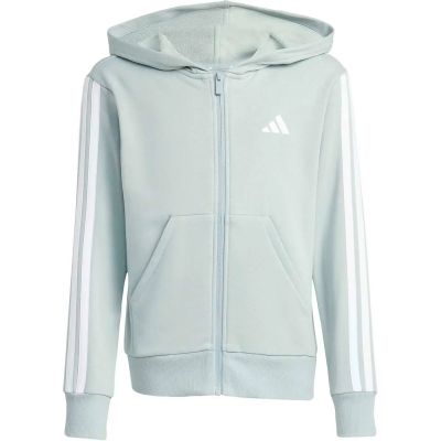 Kinder Kapuzensweat ESSENTIALS FULL ZIP in grün
