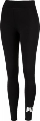 PUMA Lifestyle - Textilien - Hosen lang Essential Logo Leggings Damen in schwarz