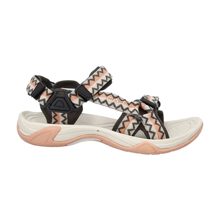 CMP Campagnolo, Damen, Sandalen, Women's Hamal Hiking Sandal, Beige, Orange, Blau, Rot, Mehrfarbig, Weiss, Schwarz, (41) - Bild 3