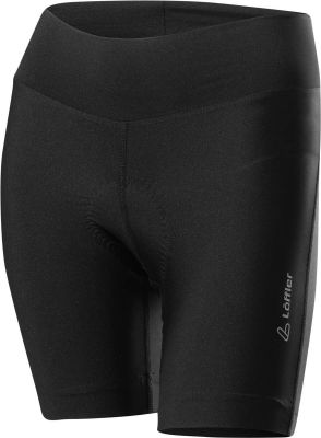 LÖFFLER Damen Bike Hose Tour Extrakurz in schwarz