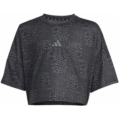 Kinder Shirt Future Icons All Over in grau