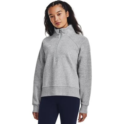 Damen Rolli UA RIVAL FLEECE HZ in silber