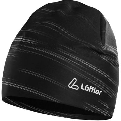 Herren Mütze SNOWFALL DESIGN HAT in schwarz