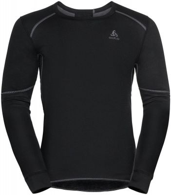 ODLO Herren Funktionsunterhemd "Active Warm-Eco Baselayer-Top" Langarm in schwarz