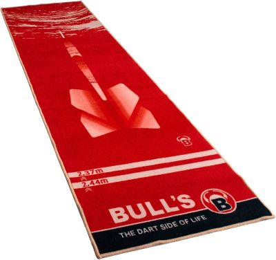 BULL'S Dartboard Carpet-Mat 180 red in rot