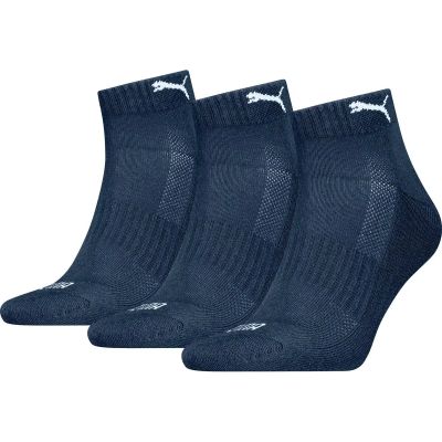 Herren Socken UNISEX CUSHIONED QUARTER 3P in blau