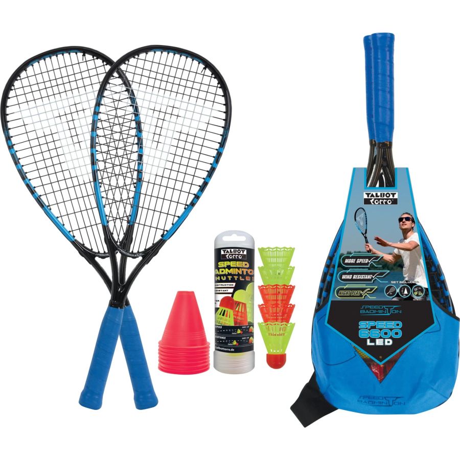 Talbot-Torro Unisex Bunt Speed 6600 Badminton Set - Größe Einheitsgröße - Image 3