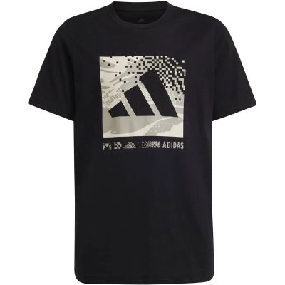 Kinder Shirt Camo Linear Graphic Kids in schwarz