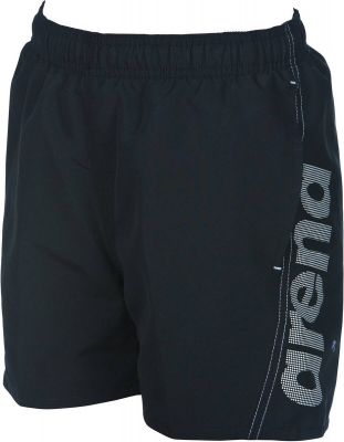 arena Jungen Badehose Boxer Fundamentals Logo in schwarz