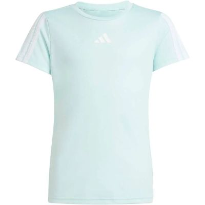 Kinder Shirt Training Essentials 3-Streifen in grün