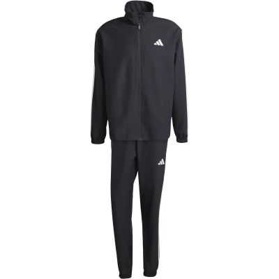 Herren Sportanzug Sportswear Basic 3-Streifen Woven in schwarz