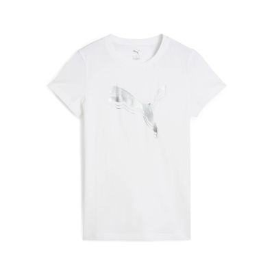 ESS METALLIC Tee in weiß