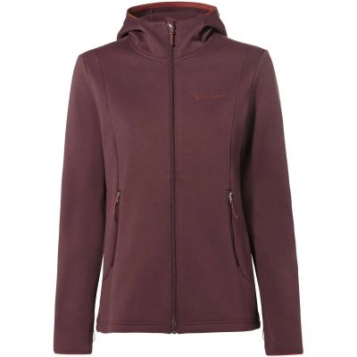 Damen Unterjacke Wo Idris Fleece Hoody in braun