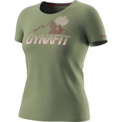 Damen Shirt TRANSALPER GRAPHIC S/S TEE W in grün