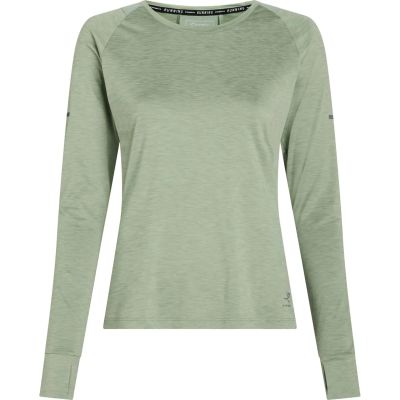 Damen Evii L/S W in 926 melange/green smoke/