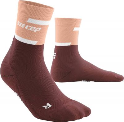 CEP Damen the run socks, mid cut, v4 in pink