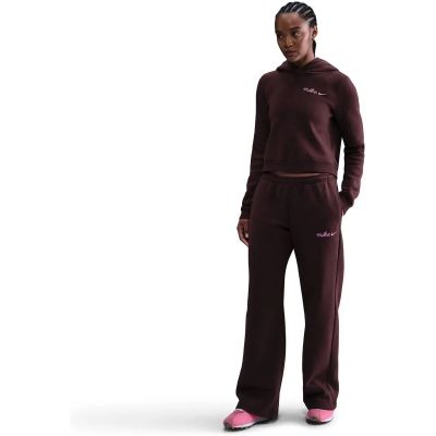 Damen Sporthose W NSW PHNX FLC STRGHT LEG PNT in rot