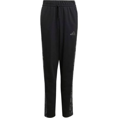 Kinder Hose Girls 3-Streifen Animal French in schwarz