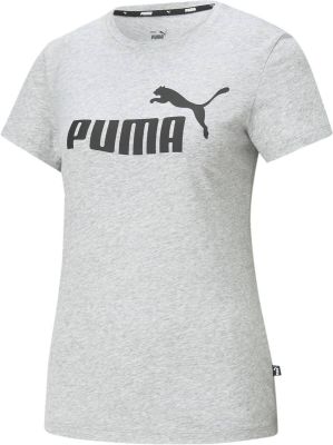 PUMA Damen Shirt ESS Logo Tee in grau