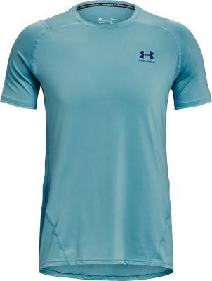 UNDER ARMOUR Herren Kurzarm HG Armour Fitted SS in blau