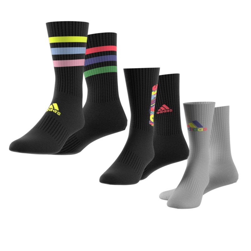 ADIDAS Love Unites Cushioned Crew Socken, 3 Paar - Socken 