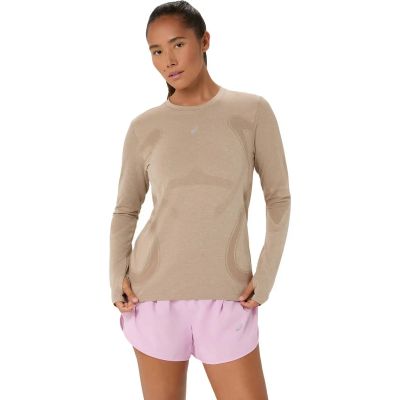 Damen T-Shirt ROAD SEAMLESS LS TOP in blau
