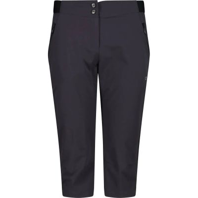 Damen Keilhose WOMAN CAPRI PANT in schwarz
