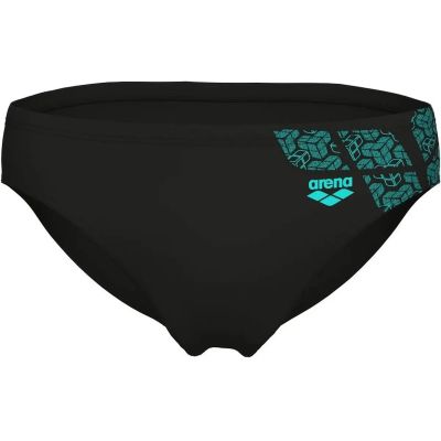 Badehose M KIKKO SWIM BRIEFS in schwarz