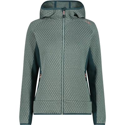 Damen Kapuzensweat WOMAN JACKET FIX HOOD in grau