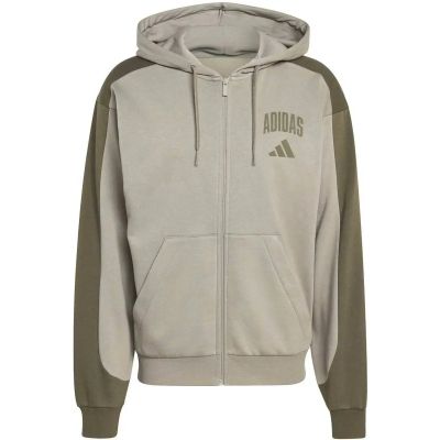 Herren Kapuzensweat COLLEGIATE FLEECE FULL-ZIP (normal & lang) in grün
