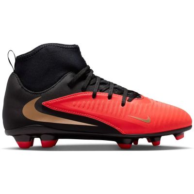 Kinder Fussball-Rasenschuhe JR PHANTOM 6 HIGH CLUB FG/MG in rot