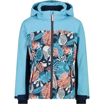 Kinder Jacke KID G JACKET SNAPS HOOD in blau