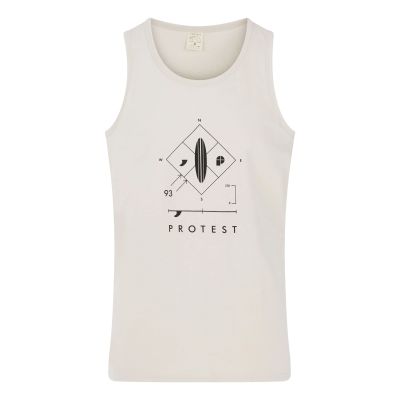 PRTRALLY singlet in weiß