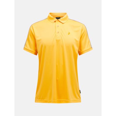 M Player Polo-BLAZING ORANGE-AVID BEIGE in 000 blazing orange/avid beige/
