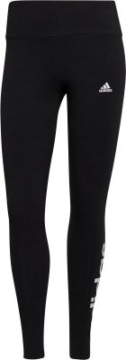 adidas Damen Essentials High-Waisted Logo Leggings in schwarz