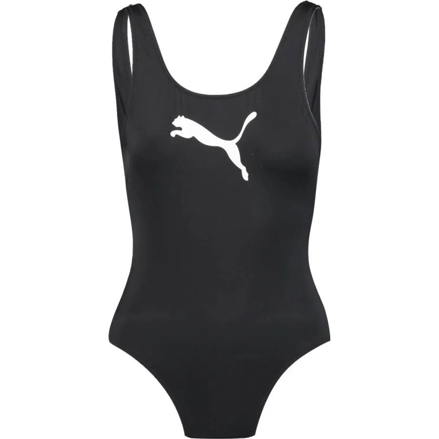 Puma Damen Schwarz Swim Badeanzug Schwimmanzug Bademode - Bild 3
