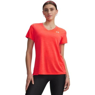 Damen Shirt TECH SSV- TWIST in rot