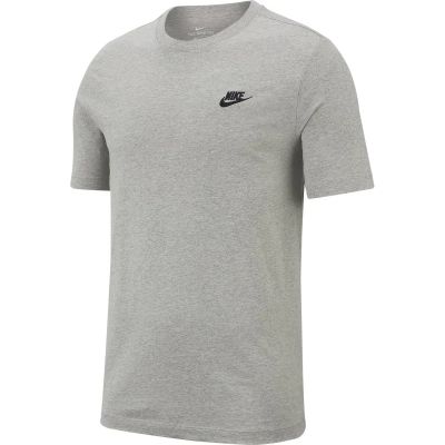 NIKE Herren CLUB TEE in silber