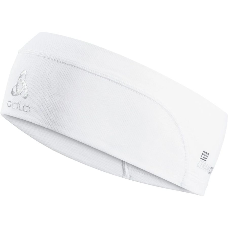 Odlo Headband Ceramicool Mann Weiß Blanc - Bild 4