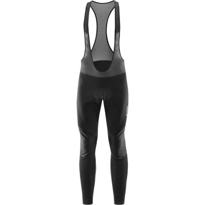 Herren Latzhose M BIKE BIB TIGHTS AB ELASTIC in schwarz