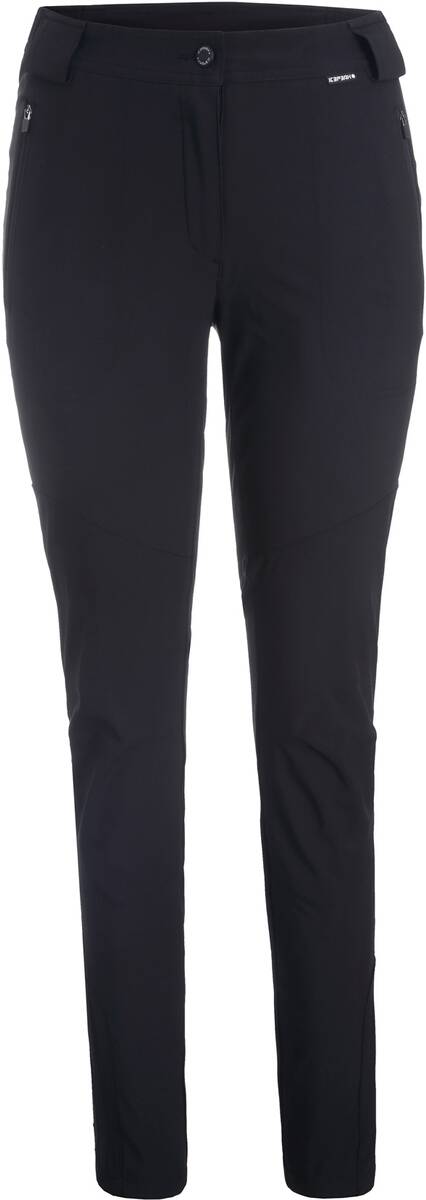 ICEPEAK Damen Softshell Hose Athens – Wasserfest, Atmungsaktiv, Mit Verstellbaren Beinabschlüssen, Für Outdoor-Aktivitäten